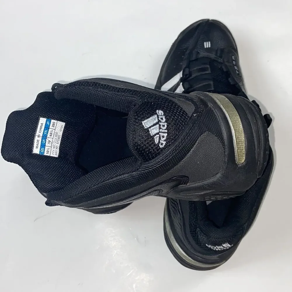 VTG, Y2K ADIDAS TEAM 672465 LEATHER VINTAGE 2001 MEN SHOES SIZE 10.5 NO LACES